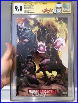 Marvel Legacy #1 Deodato Color 1500 Variant CGC SS 9.8 Signed Stan Lee L@@K