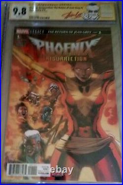Marvel Phoenix Resurrection #1 3-D Variant Signed Stan Lee CGC 9.8 SS Red Label