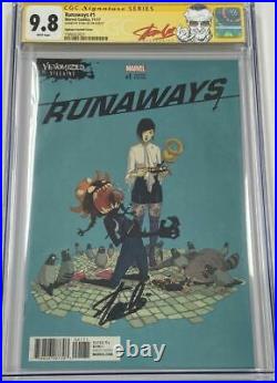 Marvel Runaways #1 Venomized Variant Signed by Stan Lee CGC 9.8 SS Red Label