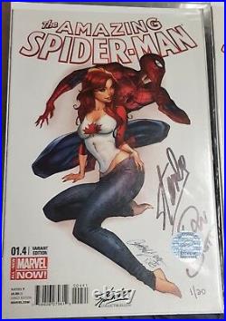 Marvel Stan Lee Signed The Amazing Spider-man #1.4  Collectables Var 120 Ltd