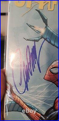 Marvel Stan Lee Signed The Superior Spider-man # 1 Midtown Variant Tripple Sign