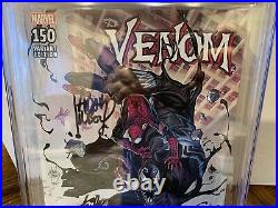 Marvel Venom #150 Signed by Stan Lee & Adam Kubert Variant CGC 9.8 SS Rare NM