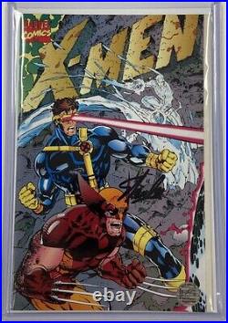 Marvel X-Men #1 Wolverine Jim Lee Gatefold Autograph Signed Stan Lee withCOA 1991