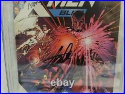 Marvel X-Men Blue #2 Art Adams Cover Signed by Stan Lee & CGC 9.8 SS