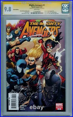 Mighty Avengers #1 Retail Variant Cgc 9.8 Signature Series Stan Lee Cho Marvel