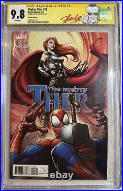 Mighty Thor 20 CGC SS 9.8 Signed by Stan Lee Mary Jane Variant Edition Retired