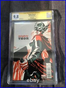 Mighty Thor #4 CGC 9.8 Cho Variant SS Signed Stan Lee Jane Foster