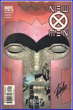 New X-men #132 Dynamic Forces Signed Stan Lee Df Coa Grant Morrison Marvel