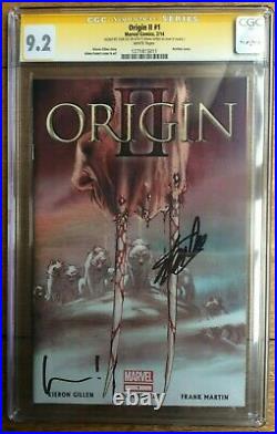 Origin II #1 CGC SS 9.2 Acetate Variant Signed by Stan Lee & Kieron Gillen