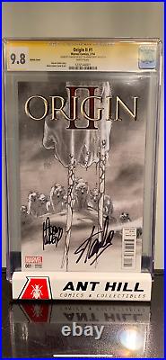 Origin II #1 CGC SS 9.8 Signed by Stan Lee and Adam Kubert 1100 Sketch Variant