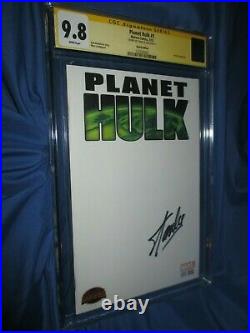 PLANET HULK #1 CGC 9.8 SS Signed by Stan Lee (Blank Sketch Variant)