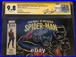 Peter Parker Spider-Man #1 2X SS CGC 9.8 SS Signed Stan Lee Romita Variant ASM