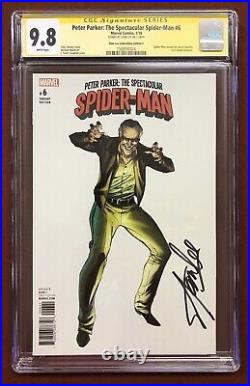 Peter Parker The Spectacular Spider-Man #6 CGC 9.8 Signed- Stan Lee on 11/8/18