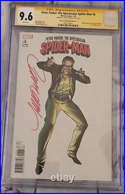 Peter Parker The Spectacular Spider-man Variant #6 Signed & Graded