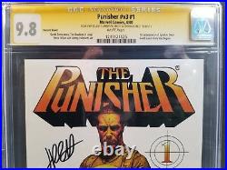 Punisher #1 Variant Cgc Ss 9.8 3x Signed Stan Lee Tim Bradstreet Palmiotti 2000