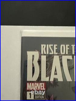 RISE OF THE BLACK PANTHER #1 Stan Lee DNA Ink Signed Marvel 2018, Near Mint 9.6