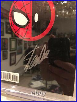 Rare Stan Lee & Rob Liefeld Signed Spiderman Deadpool Cgc 9.4 #1 Auto Bas Jsa