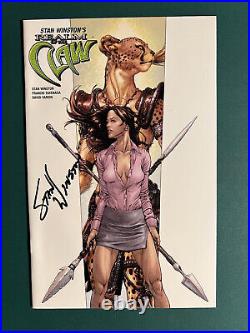 Realm of the Claw #2 Variant Signed by Stan Winston. Alien Predator Terminator