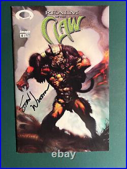 Realm of the Claw #4 Variant Flip Book Mutat Earth #4 Signed by Stan Winston