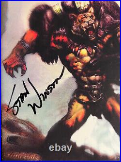 Realm of the Claw #4 Variant Flip Book Mutat Earth #4 Signed by Stan Winston