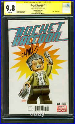 Rocket Raccoon 1 CGC SS 9.8 Skottie Young Stan Lee Lego Variant 9/14
