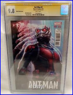 SIGNED STAN LEE ANT-MAN 1 CGC 9.8 SS MOVIE VARIANT AVENGERS Spider-man