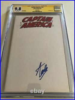 SIGNED STAN LEE CGC 9.8 CAPTAIN AMERICA 700 SKETCH EDITION BLANK Avengers SS