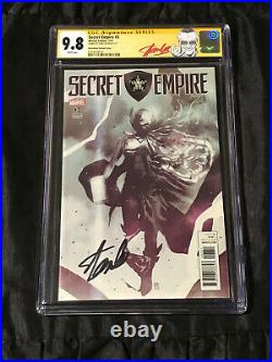 SIGNED by STAN LEE! Marvel 2017 Secret Empire #3 Sorrentino Variant CGC 9.8 NM/M