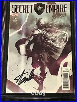 SIGNED by STAN LEE! Marvel 2017 Secret Empire #3 Sorrentino Variant CGC 9.8 NM/M