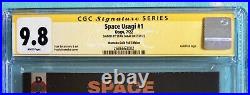 SPACE USAGI #1 CGC 9.8 SS SDCC Momoko Gold Foil Edition -signed by Stan Sakai
