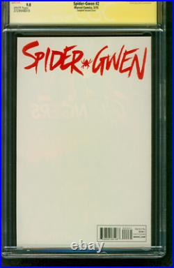 SPIDER GWEN 2 CGC SS 9.8 Campbell Stan Lee Ed Variant 5/15