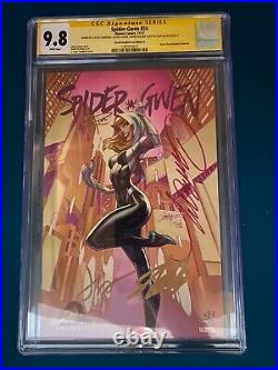 SPIDER GWEN #24 Variant CGC 9.8 Signed by Stan Lee, Campbell, Latour, & Rich