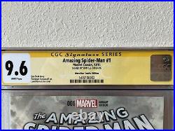 SPIDERMAN 1 VARIANT! STAN LEE SIGNED CGC 9.6! Likely Only One That Exists