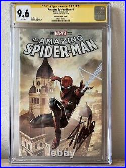 SPIDERMAN 1 VARIANT! STAN LEE SIGNED CGC 9.6! Likely Only One That Exists