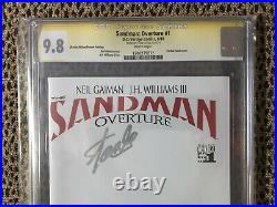 SS CGC 9.8 The SANDMAN Overture #1 Blank Sketch Variant Signed STAN LEE
