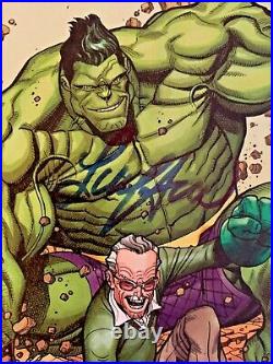 STAN LEE And LOU FERRIGNO AUTOGRAPHED INCREDIBLE HULK VARIANT COMIC + PROOF PICS