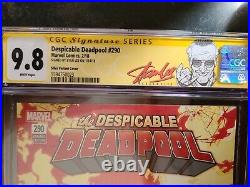 STAN LEE Signed CGC 9.8 Marvel DESPICABLE DEADPOOL #290 PHOENIX VARIANT (2017)