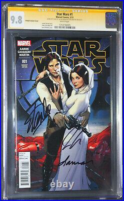 STAR WARS 1 CGC SS 9.8 Signed 3X by STAN LEE AARON & MARTIN, PICHELLI VARIANT