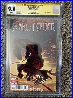 Scarlet Spider 2012 #1 150 Venom Variant CGC SS 9.8 Signed by Stan Lee RARE