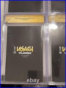 Sdcc 2023 Usagi Yojimbo Ice & Snow Preview #1 Gold Foil Cgc 9.4 CC Signed Sakai