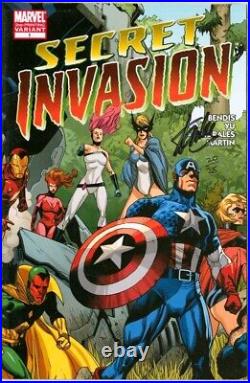 Secret Invasion #1 Dynamic Forces Signed Stan Lee Df Coa Ltd 25 Skrulls Disney