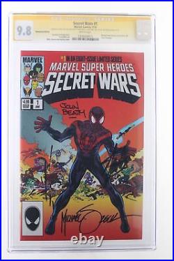 Secret Wars #1 2015 CGC 9.8 HeroesCon Variant, SIGNED X4 Stan Lee, Zeck, Ribic