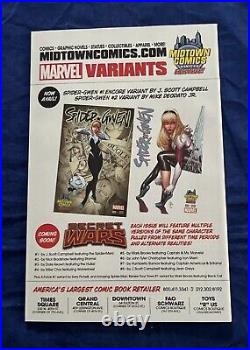 Secret Wars #9 J. Scott Campbell Variant Signed by Stan Lee with COA & Campbell