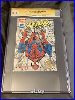 Sensational Spiderman Mini Comic #3 Gold Edition CGC 9.8 SS Signed By Stan Lee