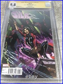Silk 7 CGC 2XSS 9.8 Stan Lee Campbell Spider Woman Variant 6/16