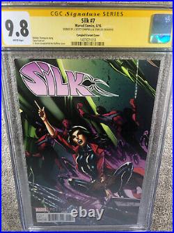 Silk 7 CGC 2XSS 9.8 Stan Lee Campbell Spider Woman Variant 6/16