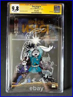 Space Usagi #1 CGC SS 9.8 SDCC Gold Foil Variant Signed/Sketched By Stan Sakai