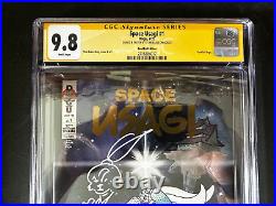 Space Usagi #1 CGC SS 9.8 SDCC Gold Foil Variant Signed/Sketched By Stan Sakai