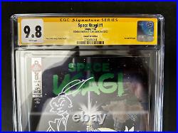 Space Usagi #1 CGC SS 9.8 SDCC Green Foil Variant Signed/Sketched By Stan Sakai