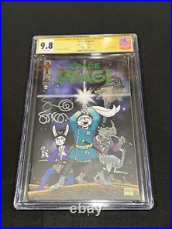 Space Usagi #1 Limited SDCC Green Foil Variant CGC SS 9.8 Signed By Stan Sakai